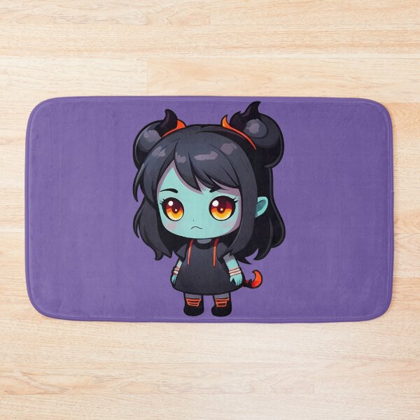 Item preview, Blue Skin Cute Little Monster Girl designed and sold by MadnessEnvelope.