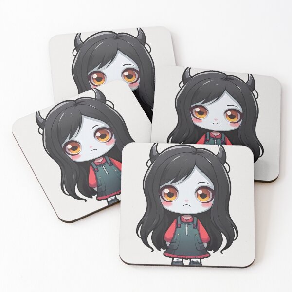 Item preview, Pale Skin Cute Monster Emo Girl designed and sold by MadnessEnvelope.