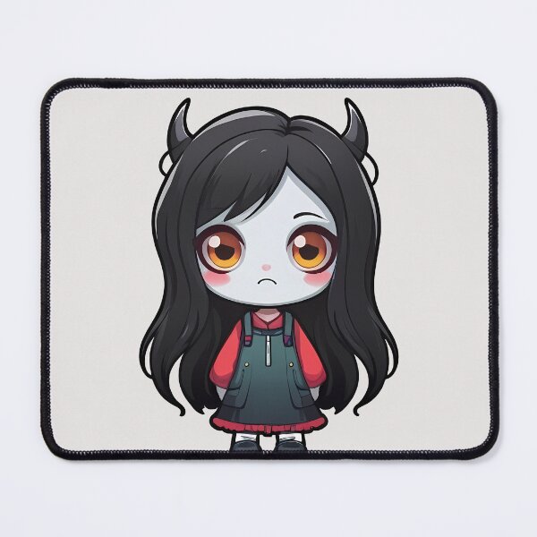 Item preview, Pale Skin Cute Monster Emo Girl designed and sold by MadnessEnvelope.