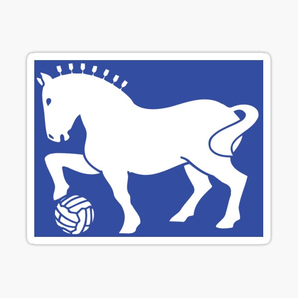 Item preview, Ipswich Town FC Horse Badge Logo designed and sold by Gegenpress Design.