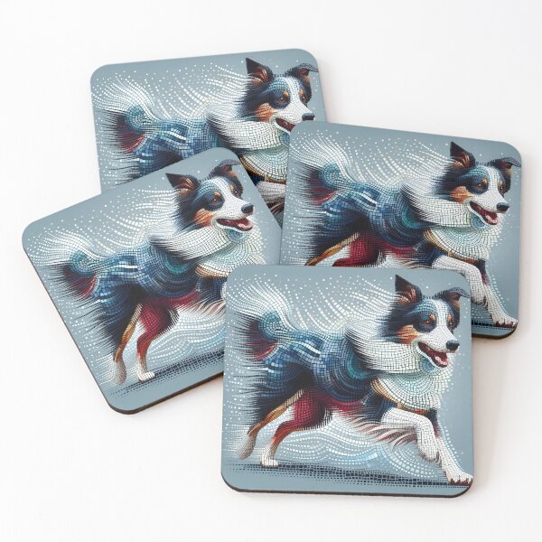 Item preview, Whimsical Border Collie Bliss designed and sold by PawspectCreate.