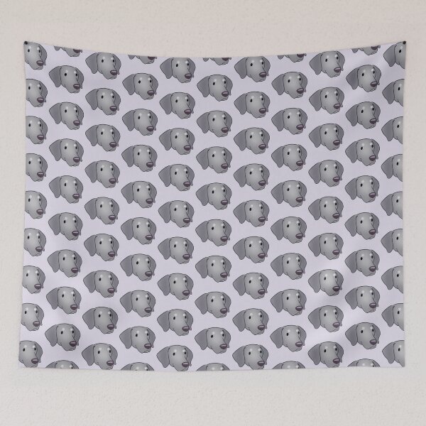 Item preview, Cute Weimaraner dog face designed and sold by Yaragold.
