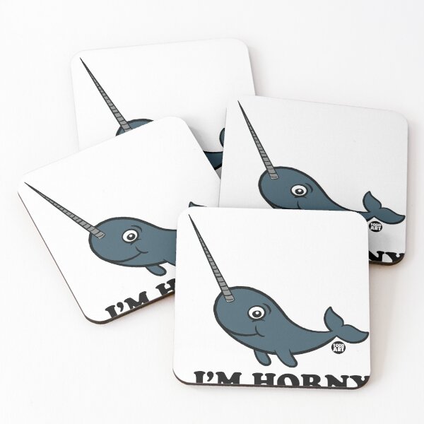 Item preview, I'M HORNY NARWHAL designed and sold by TODD GOLDMAN.