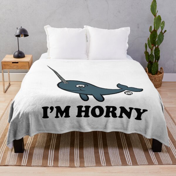 Item preview, I'M HORNY NARWHAL designed and sold by TODD GOLDMAN.