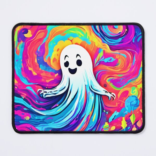 Item preview, Vibrant Ghost Haunting Design designed and sold by Health And Fitness Posts e-Store.