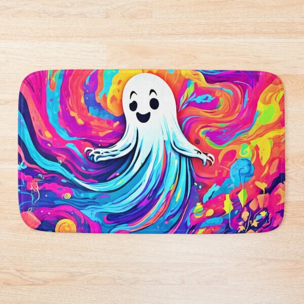 Item preview, Vibrant Ghost Haunting Design designed and sold by Health And Fitness Posts e-Store.