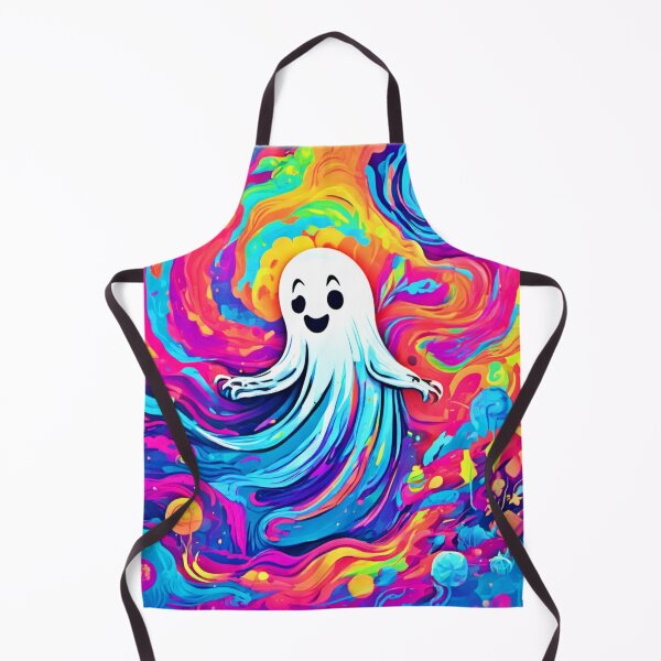 Item preview, Vibrant Ghost Haunting Design designed and sold by Health And Fitness Posts e-Store.