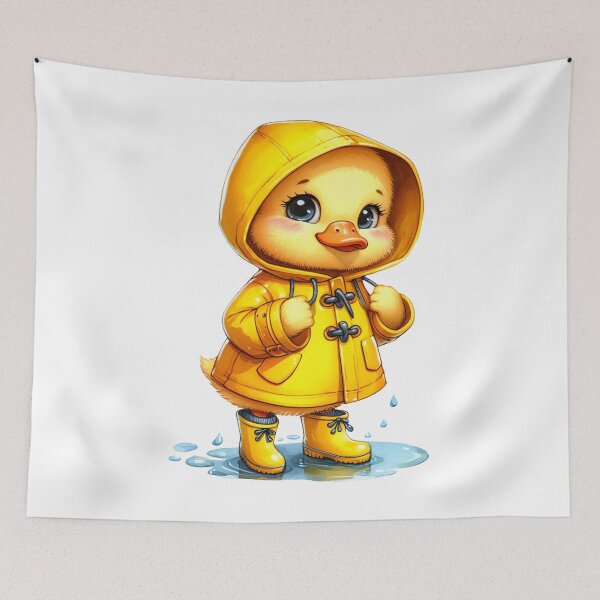 Item preview, Sweet Duckling in Raincoat designed and sold by Delemore Art.