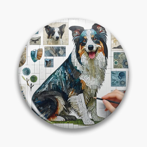 Item preview, Border Collie Dreamscape designed and sold by PawspectCreate.