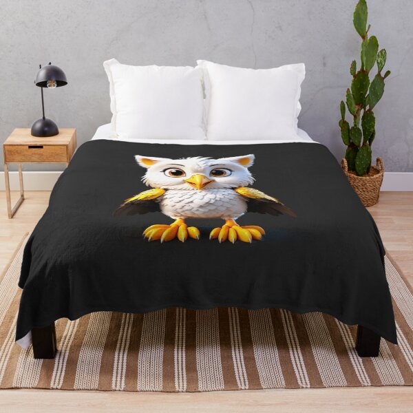 Item preview, A delightful and playful 3D illustration of a friendly Cute Owl with vibrant fur and expressive eyes designed and sold by yeekazar.