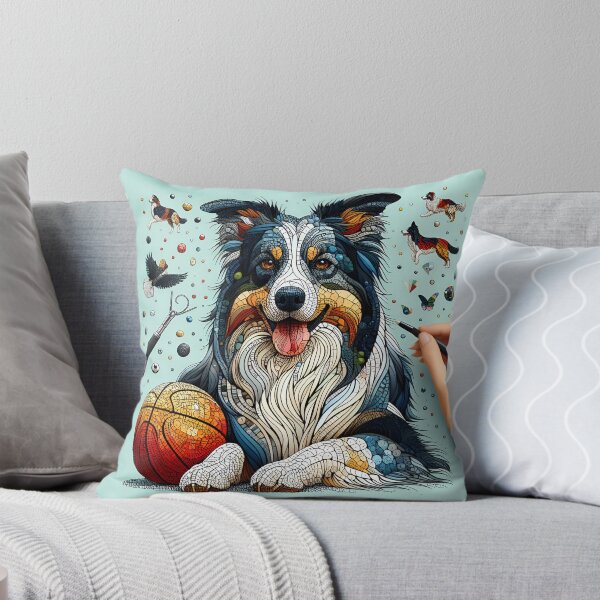 Item preview, Abstract Border Collie Elegance designed and sold by PawspectCreate.