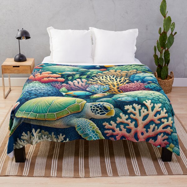 Item preview, Undersea Majesty Coral Reef Wonders in Vivid Hues designed and sold by ArtComixHaven.