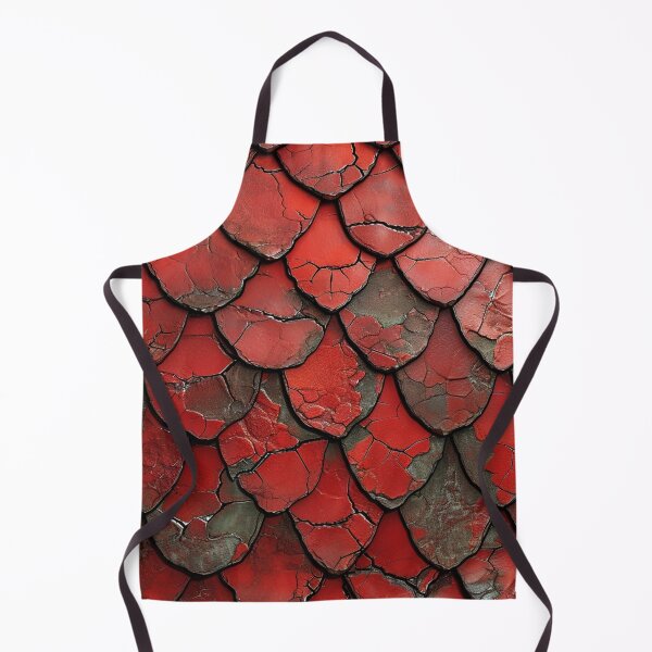 Item preview, Red Old Dragon Scales Pattern designed and sold by GrinGalore.