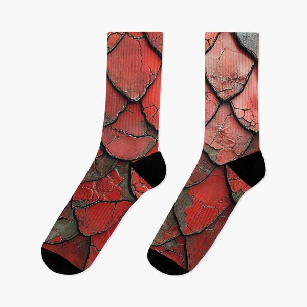 Item preview, Red Old Dragon Scales Pattern designed and sold by GrinGalore.