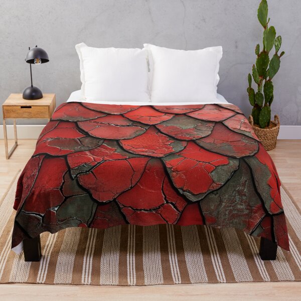 Item preview, Red Old Dragon Scales Pattern designed and sold by GrinGalore.