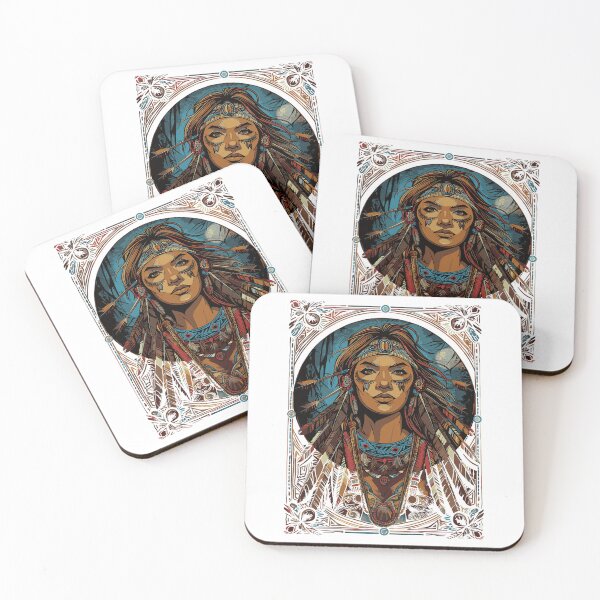 Item preview, Native American Indian Woman  designed and sold by Wild-Co.