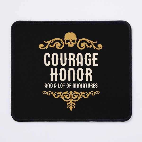 Item preview, Courage Honor and A Lot of Miniatures Funny Wargaming designed and sold by pixeptional.