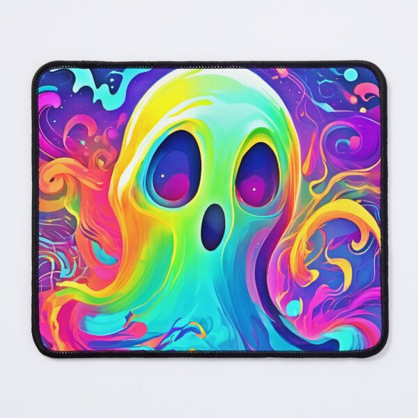 Item preview, Colorful Spectral Ghost Artwork designed and sold by Health And Fitness Posts e-Store.