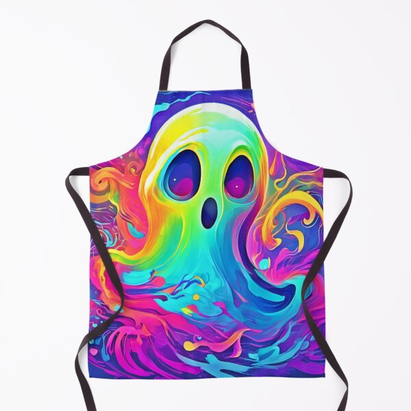 Item preview, Colorful Spectral Ghost Artwork designed and sold by Health And Fitness Posts e-Store.