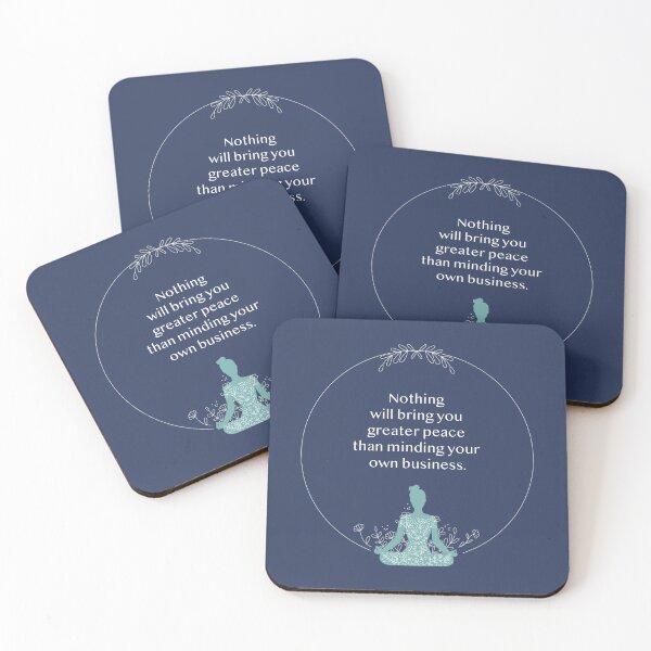 Item preview, Nothing will bring you greater peace than minding your own business. designed and sold by Letitgo.guru Swag.