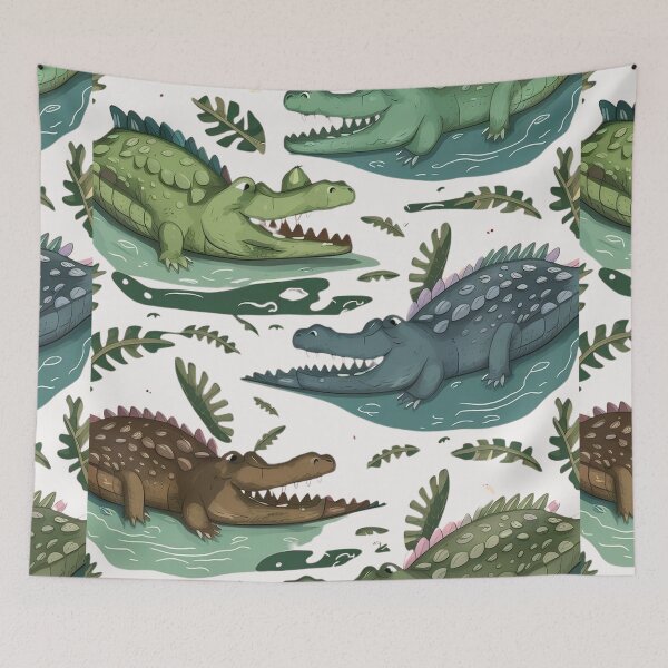 Item preview, croco croco alligator designed and sold by DunuStore.