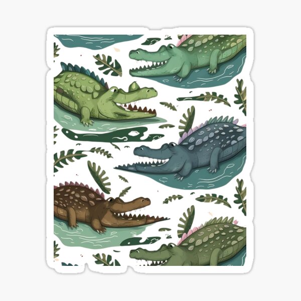 Artikel-Vorschau von Kroko-Kroko-Alligator, designt und verkauft von DunuStore.