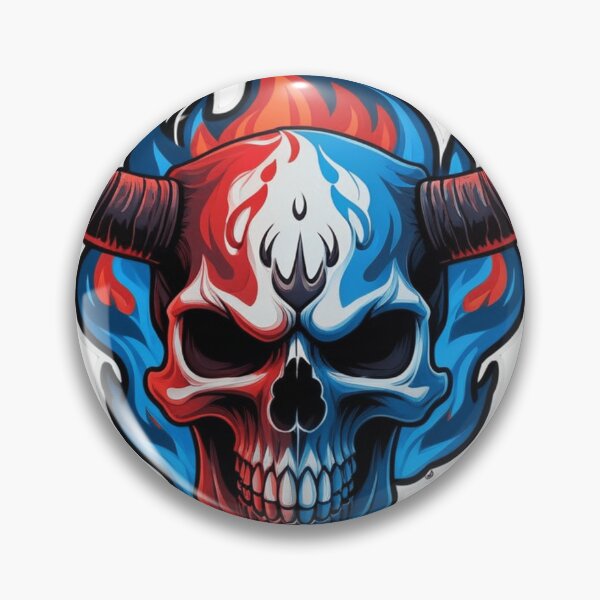 Item preview, Infernal Fusion: Horned Skull- skull designed and sold by MrDarkRealm.
