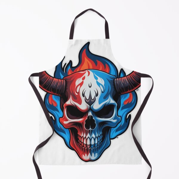 Item preview, Infernal Fusion: Horned Skull- skull designed and sold by MrDarkRealm.