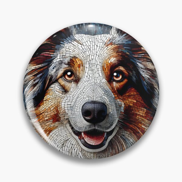 Item preview, Mosaic Melody: Border Collie designed and sold by PawspectCreate.