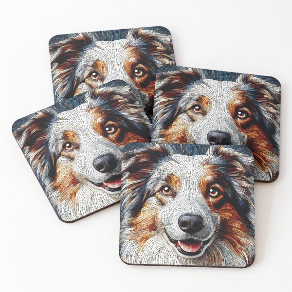 Item preview, Mosaic Melody: Border Collie designed and sold by PawspectCreate.