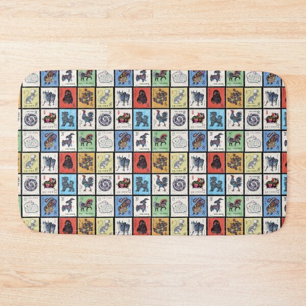 Item preview, Chinese Zodiac Stamps  designed and sold by Maartje de Volder.