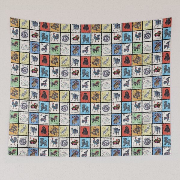 Item preview, Chinese Zodiac Stamps  designed and sold by Maartje de Volder.