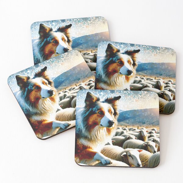 Item preview, Border Collie Beauty in Pixels designed and sold by PawspectCreate.