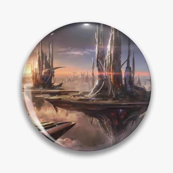 Item preview, Futuristic space civilization designed and sold by FashionCanvas23.