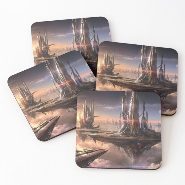 Item preview, Futuristic space civilization designed and sold by FashionCanvas23.