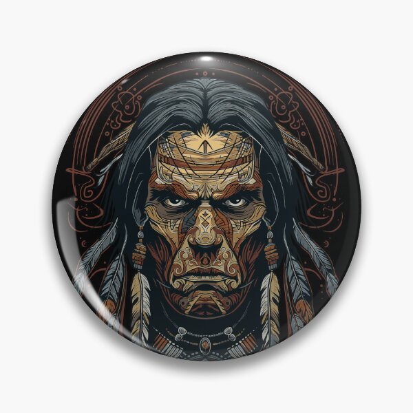 Item preview, Native American Indian Warrior designed and sold by Wild-Co.