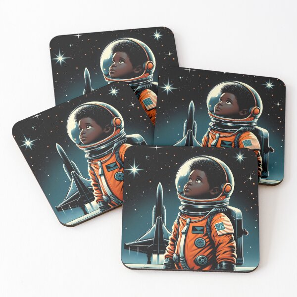 Item preview, Mini astronauta admirando as estrelas  designed and sold by Gabi Silva.