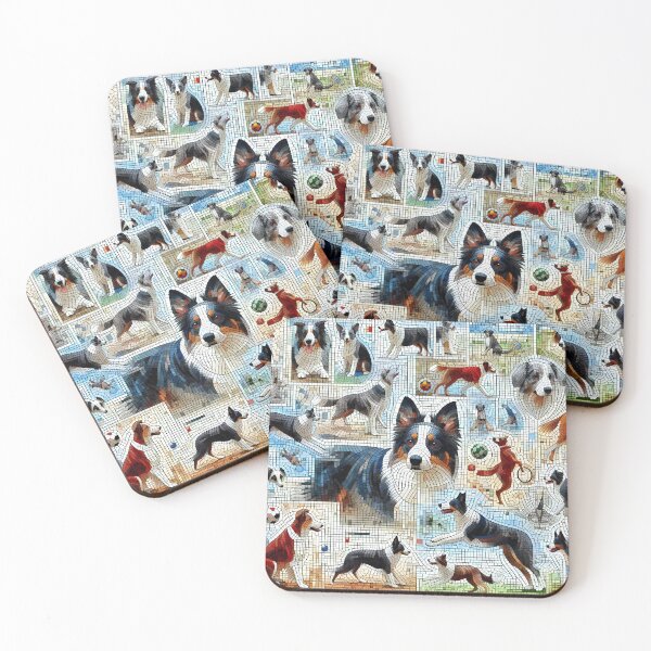 Item preview, Mosaic Masterpiece: Border Collie designed and sold by PawspectCreate.