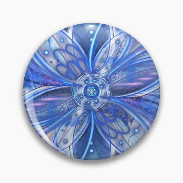 Item preview, Throat Chakra Mandala designed and sold by ArtRinseRepeat.