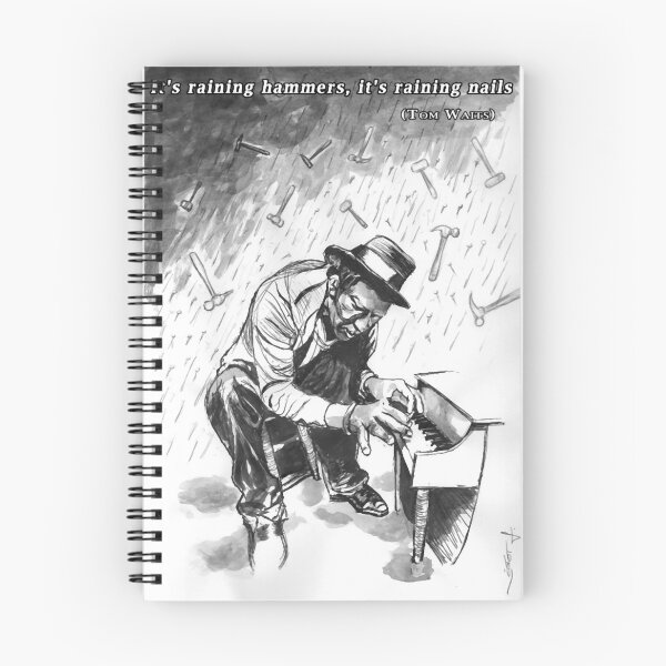 Item preview, Tom Waits - Illustration designed and sold by AliciaGonzal.