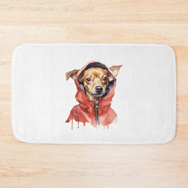 Item preview, Chihuahua. Cute watercolor Chihuahua in red hood designed and sold by Tsifra.