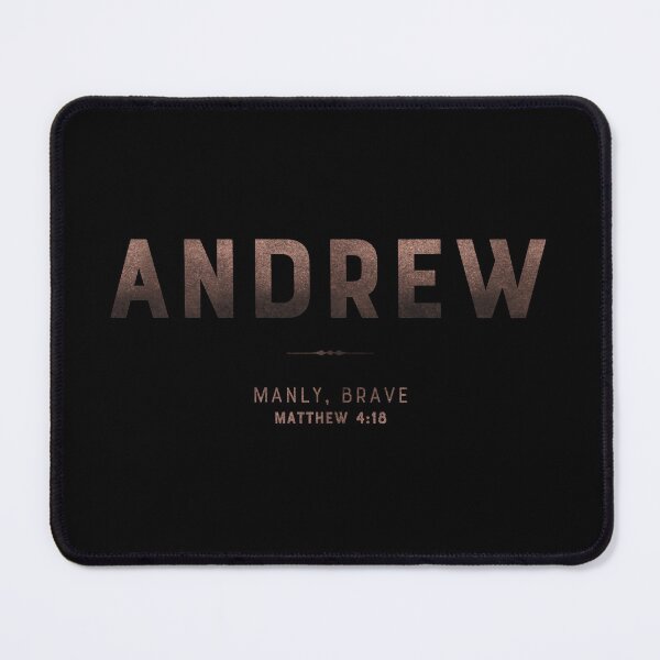 Item preview, Andrew | Matthew 4 16 | Manly Brave | Christian Name with Biblical Meaning | Christian Name Collection designed and sold by Blessed Be Your Name.