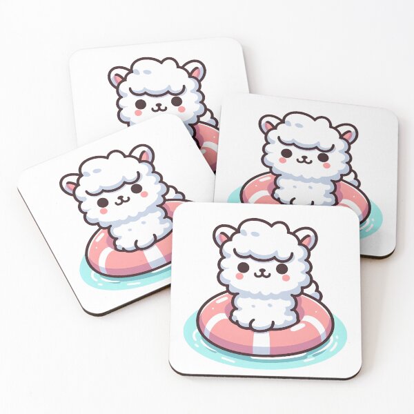 Item preview, Alpaca Kawaii: Un anillo de goma designed and sold by CanvasCutie.