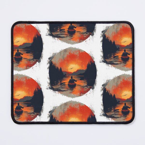 Item preview, Tranquil Waters: Embrace Serenity with Our Kayak Fishing Design designed and sold by Ignorant-Artist.