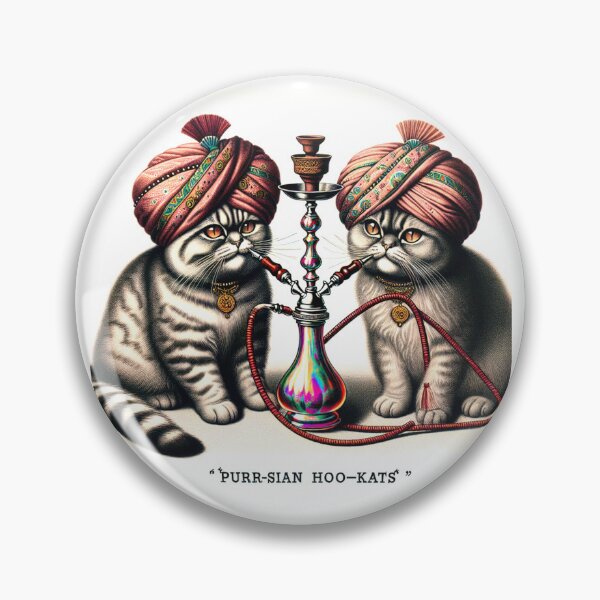 Item preview, Purr-Sian Hookats Hookah Smoking Kitties  designed and sold by HippieFarms11.