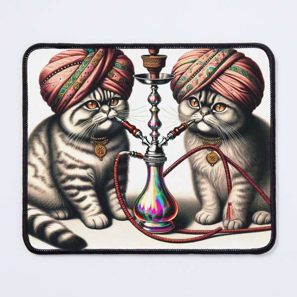 Item preview, Purr-Sian Hookats Hookah Smoking Kitties  designed and sold by HippieFarms11.