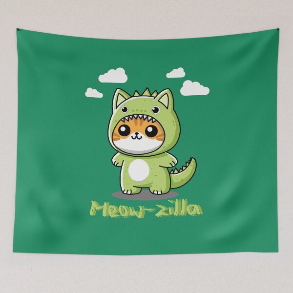 Item preview, meowzilla-cute little cat designed and sold by KhldrN.