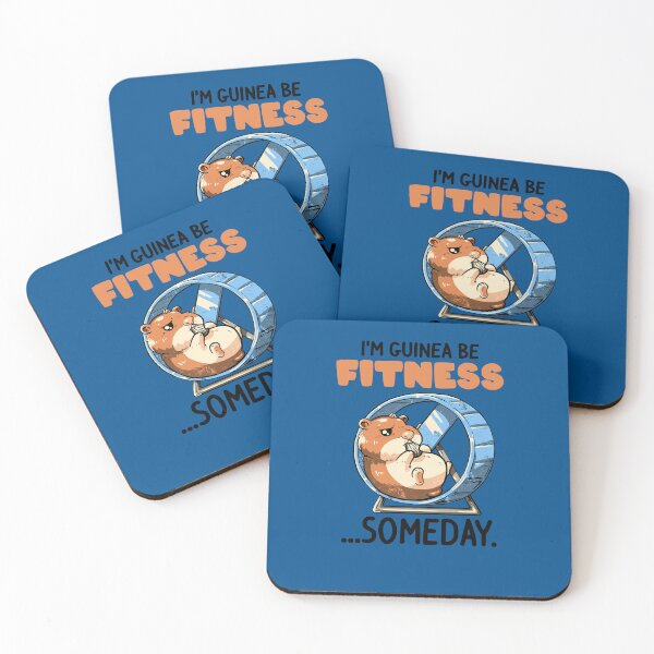 Item preview, Copy of I'm Guinea Be Fitness Someday - Cute Hamster Animal Gift designed and sold by koalateess.