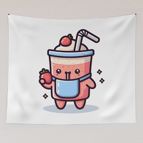 Item preview, Kawaii Smoothie With Bib designed and sold by CanvasCutie.