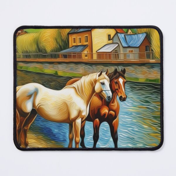Item preview, 2 Strong Racehorses At The River Bend Zoo Pals Animal Cutest T-Shirts designed and sold by sportsimpact.
